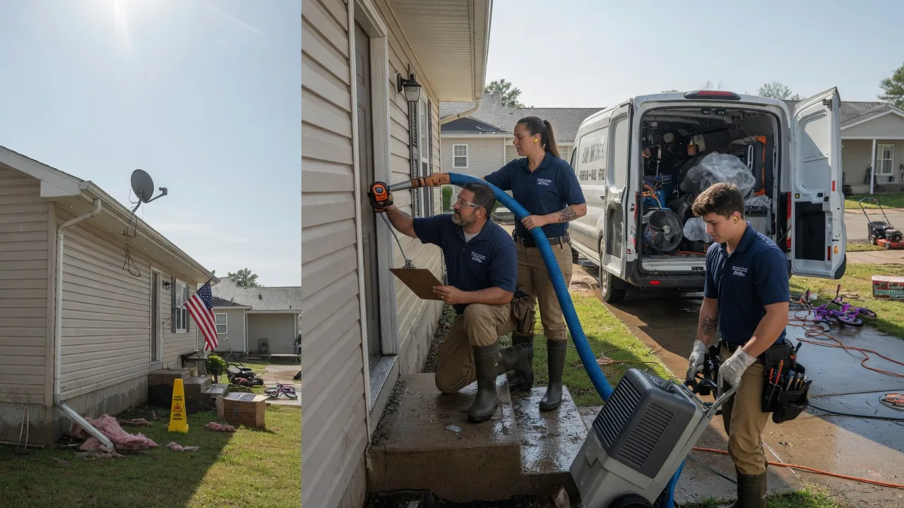 Ceiling Water Damage Restoration in Harrison, AR near me